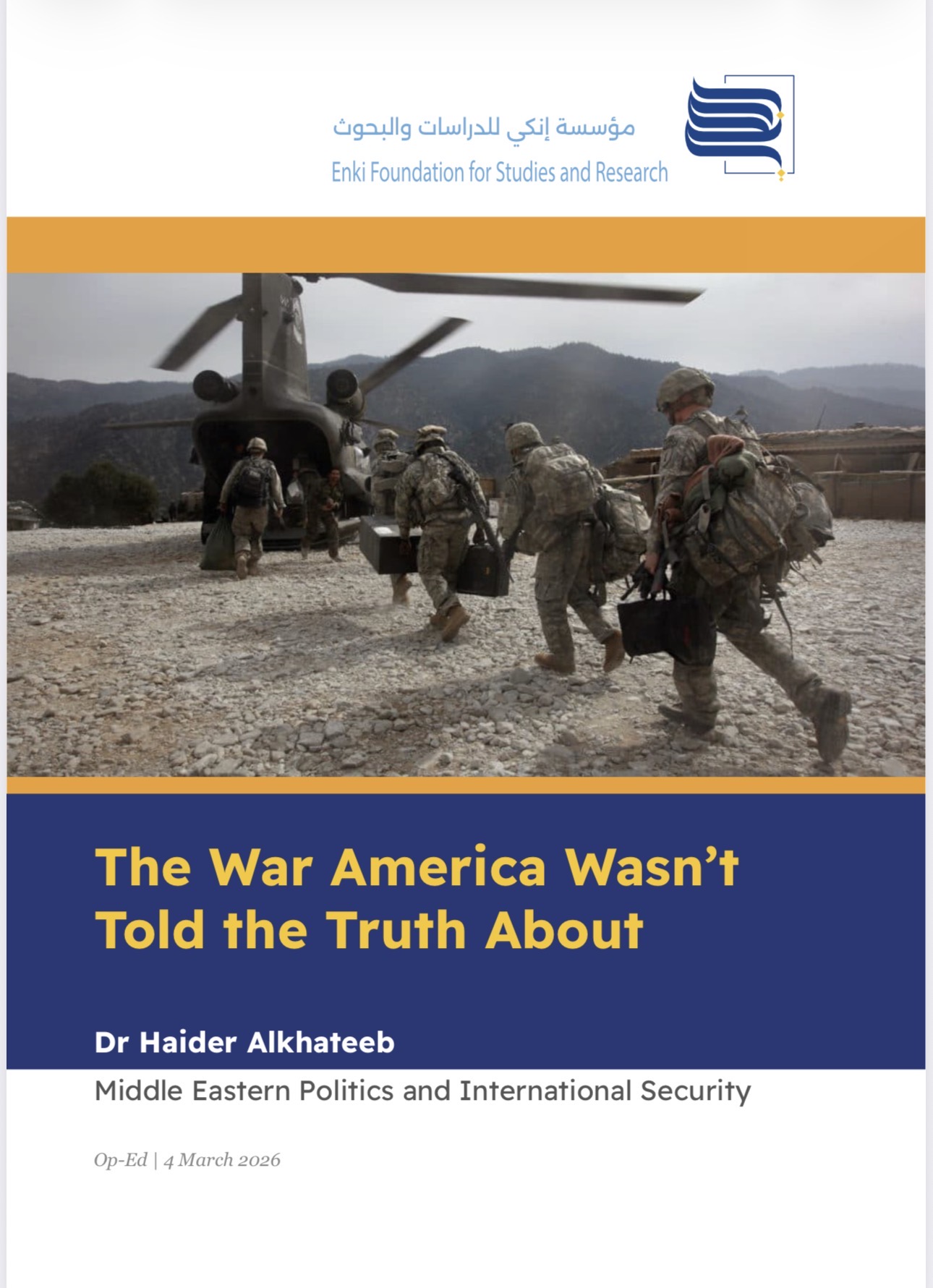 The War America Wasn't Told the Truth About                                                                                                                                                             