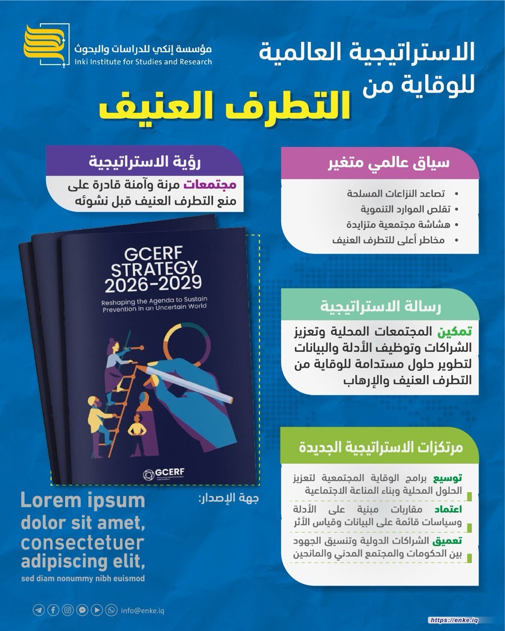 تعرّفوا على أبرز ملامح الاستراتيجية العالمية للوقاية من التطرف العنيف 2026-2029 في هذا الإنفوغرافيك