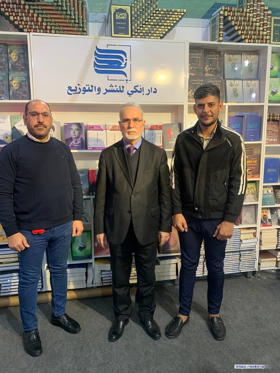 محافظ بغداد يزور جناح دار إنكي في معرض العراق الدولي للكتاب.