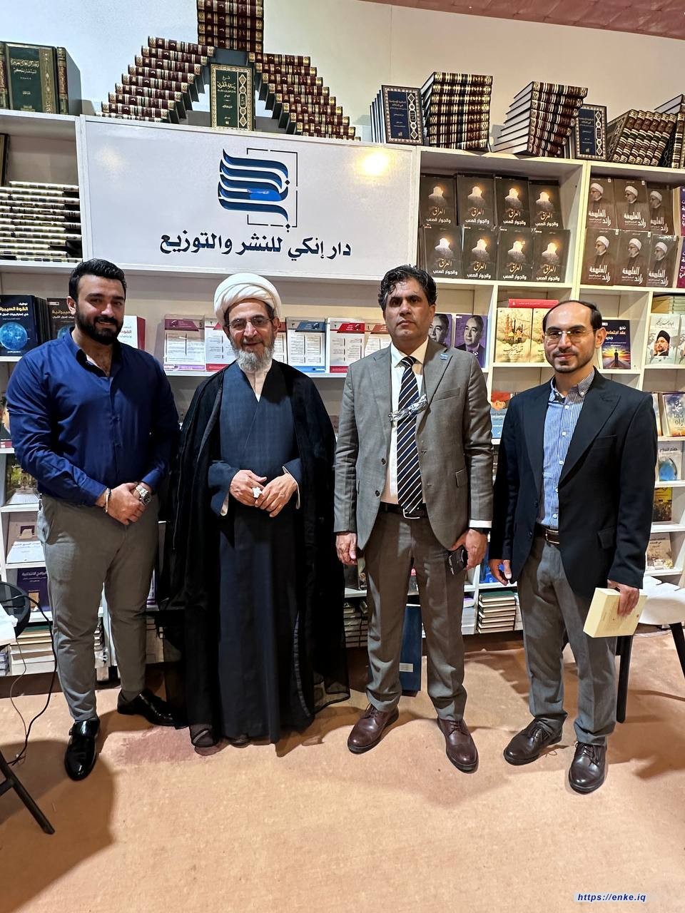 زيارات مميزة من شخصيات نخبوية بارزة لجناح #دار_إنكي في #معرض_بغداد_الدولي_للكتاب