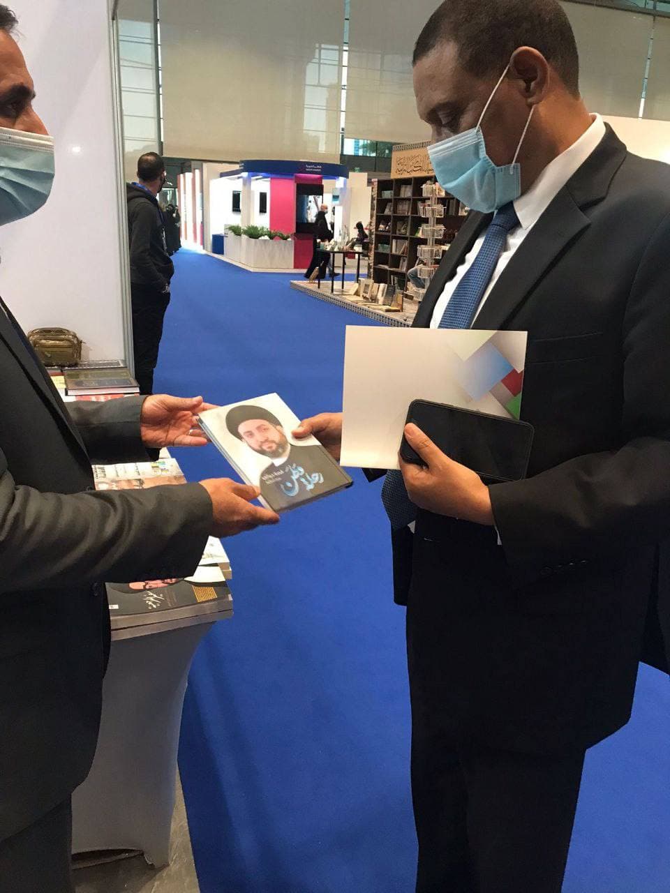 سعادة السفير الأستاذ حسن مبارك سفيردولة النيجر في  دولة قطر الشقيقة  في ضيافة جناح #دار_انكي