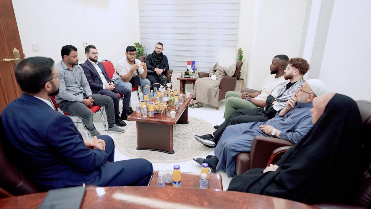 لقاء رئيسة مؤسسة انكي للدراسات والبحوث العلوية كوثر الغرابي وفد مركز خديجة (عليها السلام ) من مملكة النرويج