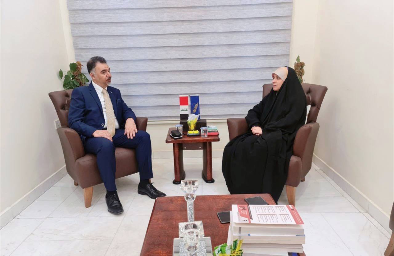 رئيسة مؤسسة إنكي تستقبل رئيس برنامج العراق في المجلس الأطلسي في واشنطن